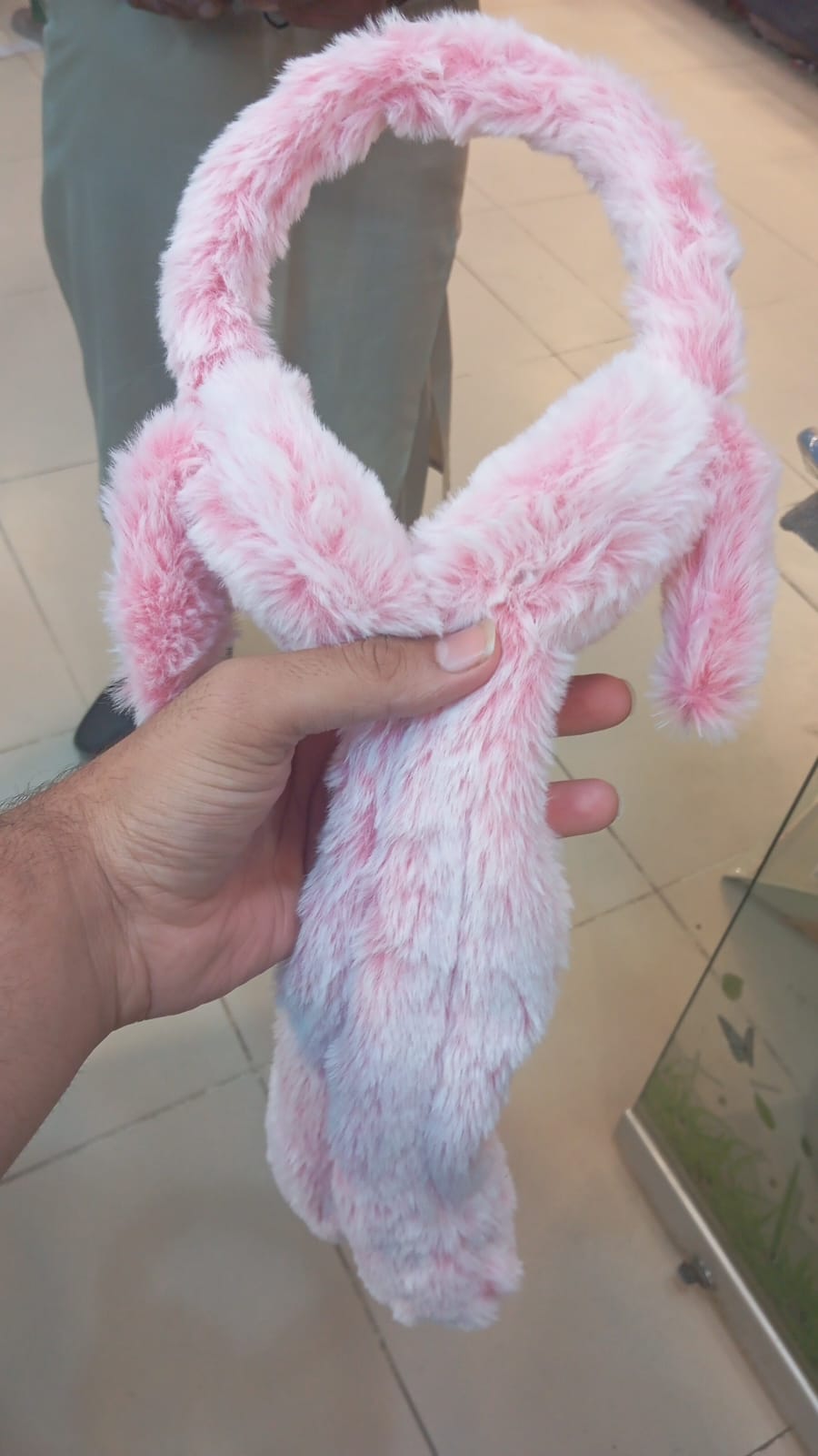 Soft Fluffy Rabbit Ears Headband | Moving Ears Plush Earmuffs | Warm & Cozy